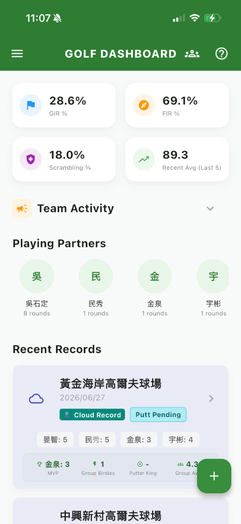 Home Dashboard